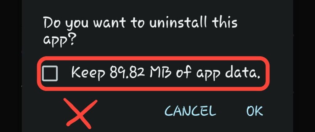Whatsapp Uninstall